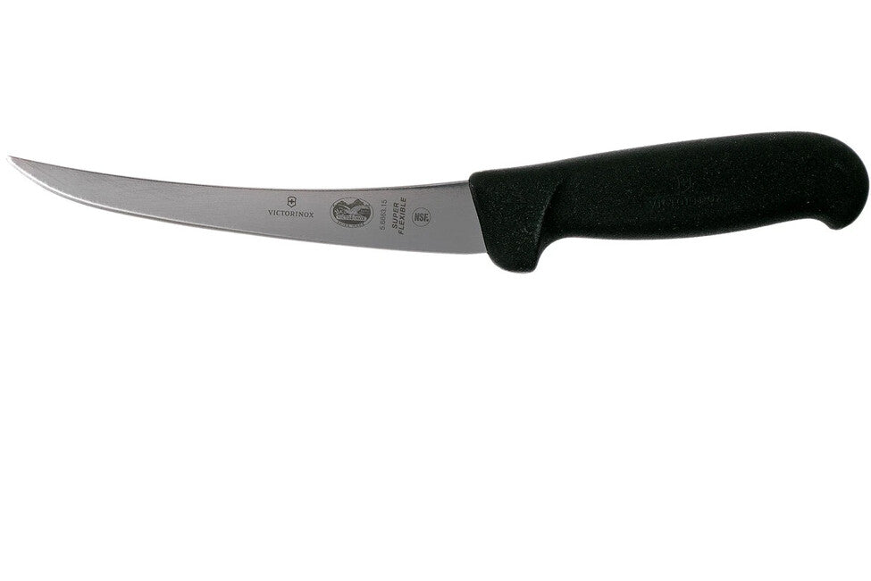 Victorinox Fibrox суперфлексибилен кухненски нож за обезкостяване, черен