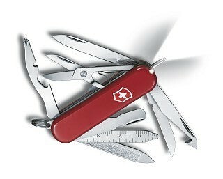 Victorinox Midnite MiniChamp многофункционален нож 58 mm, червен, 16 функции