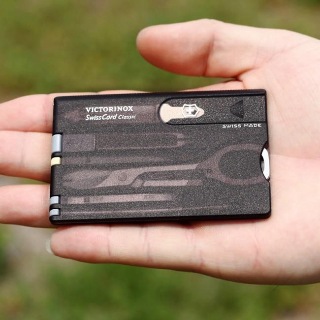 Victorinox SwissCard мултифункционална карта 10в1, черна