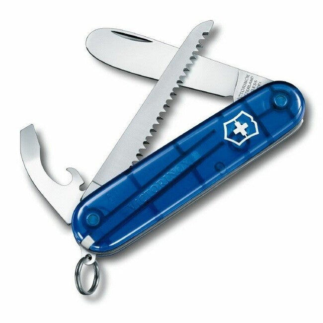 Victorinox My First многофункционален нож за деца, прозрачна синя, 9 функции