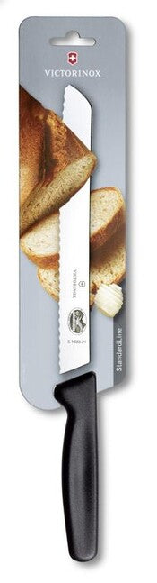 Victorinox нож за хляб и печиво, черен