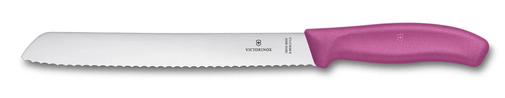 Victorinox Swiss Classic нож за хляб и печиво, розова