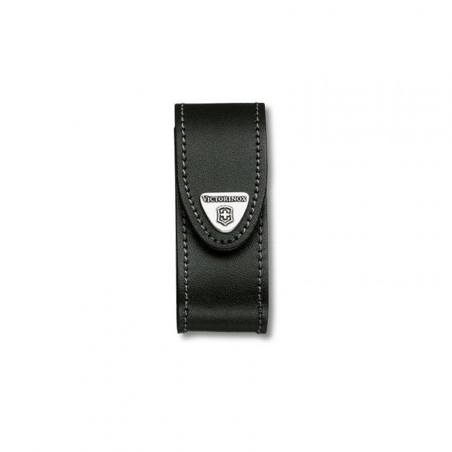 Victorinox кожен калъф стандартен, черен, до 91mm