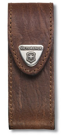 Victorinox стандартен кожен калъф до 91mm, кафяв