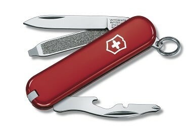Victorinox Rally мултифункционален червен нож 58 мм, червена, 9 функции