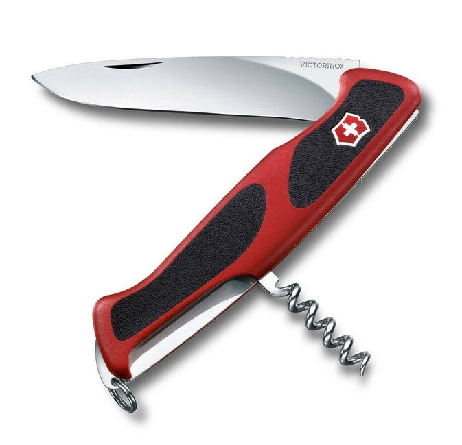 Victorinox RangerGrip 52 многофункционален нож 130 mm, червено-черен, 5 функции