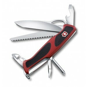 Victorinox RangerGrip 78 многофункционален нож 130 mm, червено-черен, 12 функции