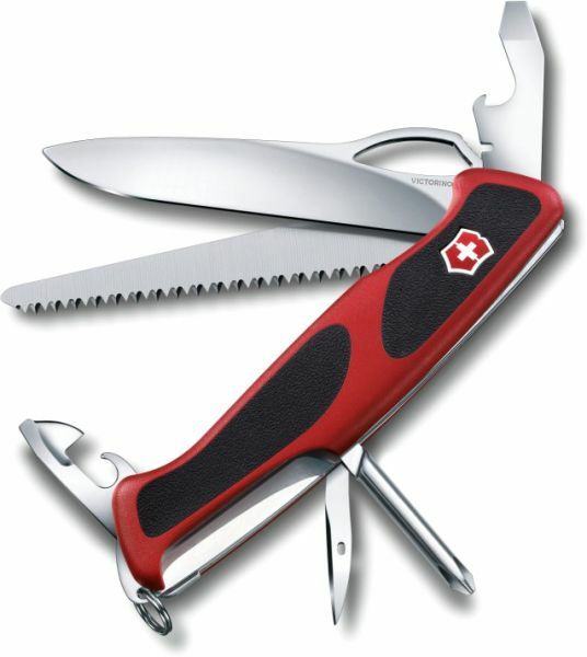 Victorinox RangerGrip 78 мултифункционален нож 130 mm блистер, 12 функции, червено-черен
