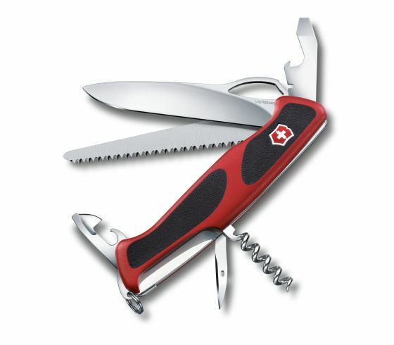 Victorinox RangerGrip 79 многофункционален нож 130 mm, червено-черен, 12 функции, блистер