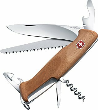 Victorinox Ranger Wood 55 многофункционален RangerWood нож 130 mm блистер, ореховото дърво, 10 функции