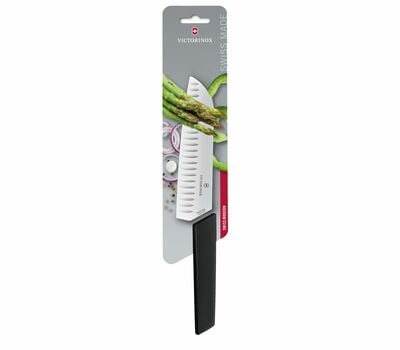 Victorinox Swiss Modern Santoku нож, черен