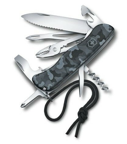 Victorinox Skipper многофункционален нож 111 mm Navy Camouflage, сиво-синьо, 17 функции