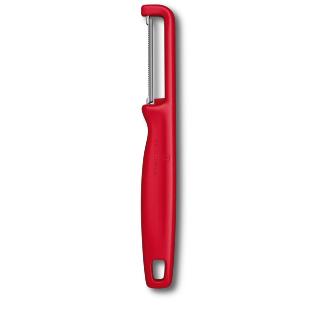 Victorinox Iota Peeler белачка със зъбкована острие, червена
