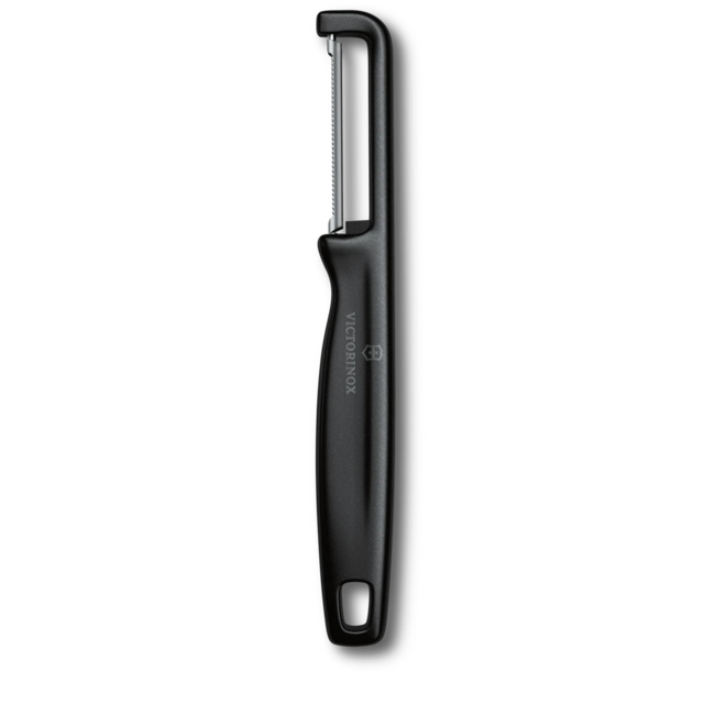 Victorinox Iota Peeler белачка със зъбчата острие, черна