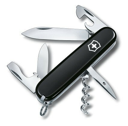 Victorinox Spartan многофункционален черен нож 91 mm, черен, 12 функции, блистер