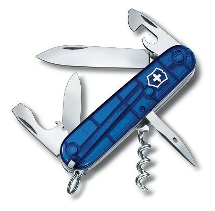Victorinox Spartan многофункционален нож 91 mm 12 функции, прозрачен син, 12 функции