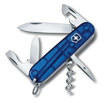 Victorinox Spartan многофункционален нож Translucent Blue, прозрачен син, блистер