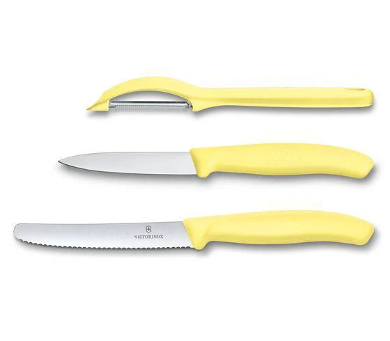 Victorinox Trend Colors комплект ножове и белачка, 3 бр.
