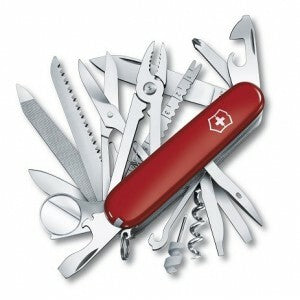 Victorinox Swiss Champ многофункционен нож 91 mm, червен, 33 функции