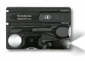 Victorinox SwissCard Lite джобен нож Onyx, прозрачен черен, 13 функции