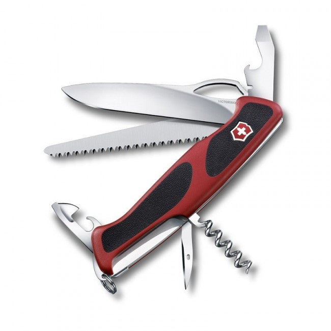Victorinox RangerGrip 79 джобен нож, червено-черен, 130mm