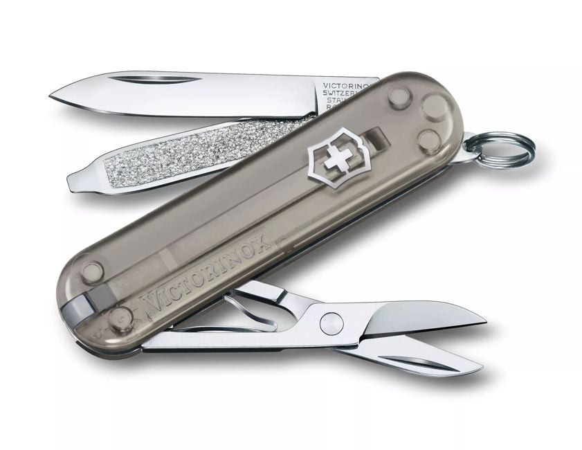 Victorinox Classic SD джобен нож прозрачен, сив