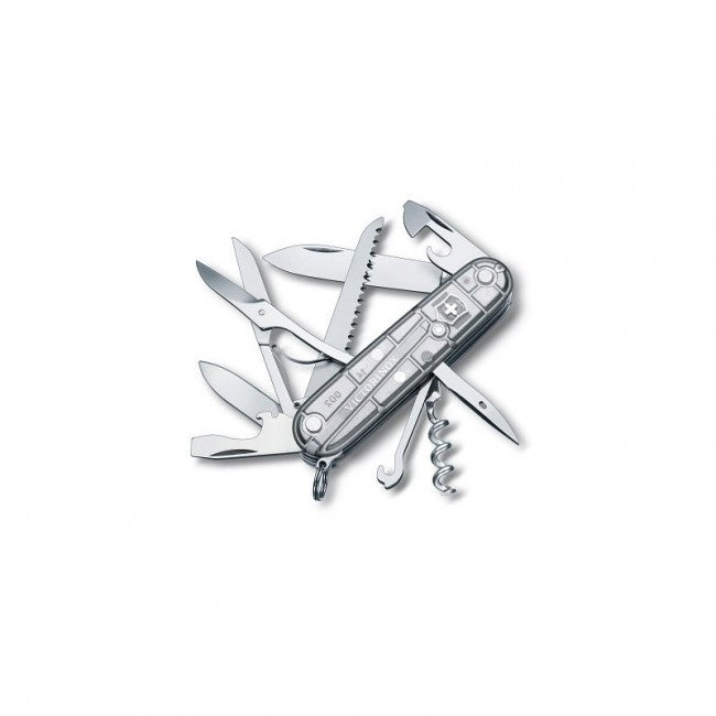 Victorinox Huntsman SilverTech джобен нож 91mm, прозрачен