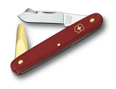 Victorinox 100 mm градински щепарски нож, червен, 2 функции