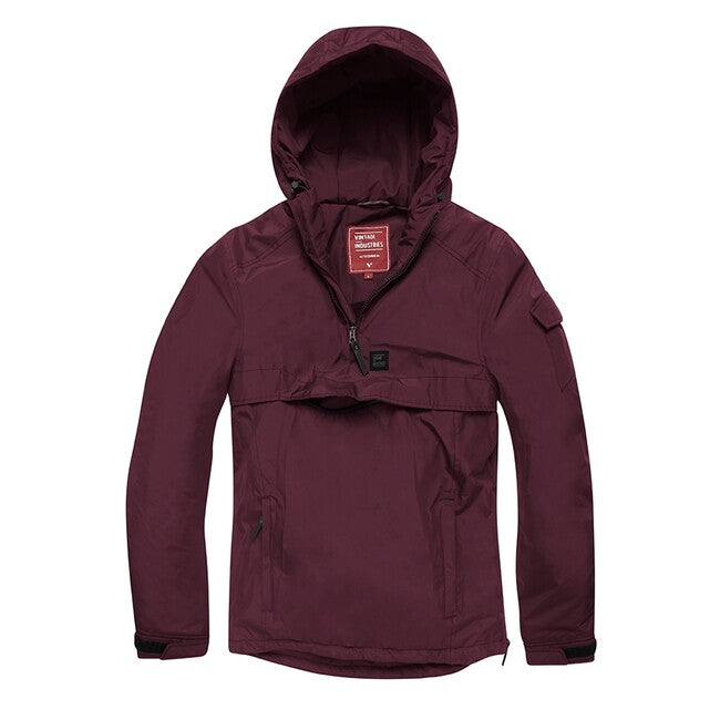 Vintage Industries Wallace яке, бордо