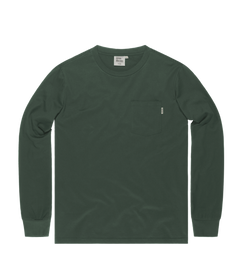 Vintage Industries Grant pocket μακρυμάνικο μπλουζάκι, γκρι-πράσινο