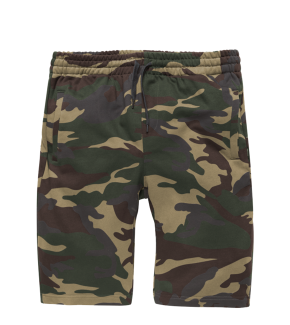 Vintage Industries Greytown винтидж спортни шорти, горска камуфлаж
