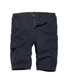 Vintage Industries Kirby shorts, Navy blue