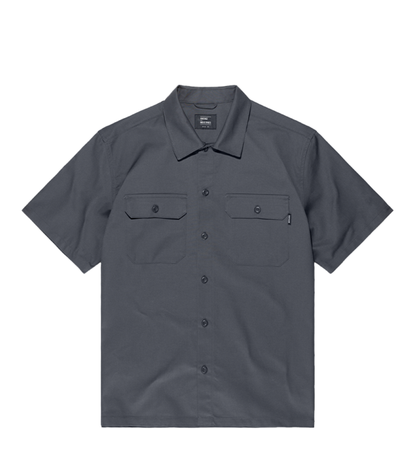 Vintage Industries Dexter риза, среден сив