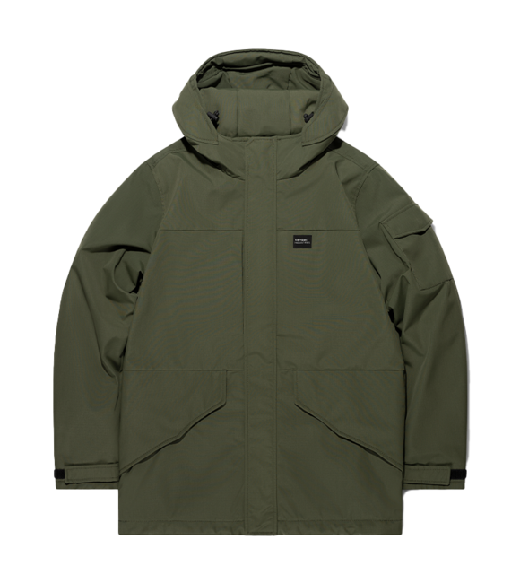 Vintage Industries Oliver парка, тъмен маслинен
