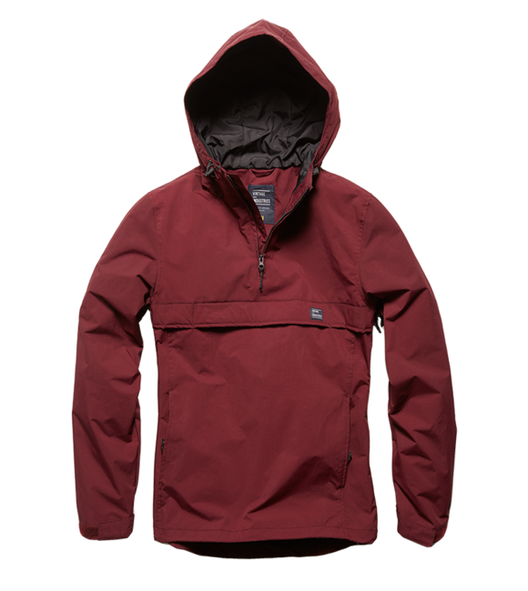 Vintage Industries Shooter Anorak преходна яке, бордо bordová