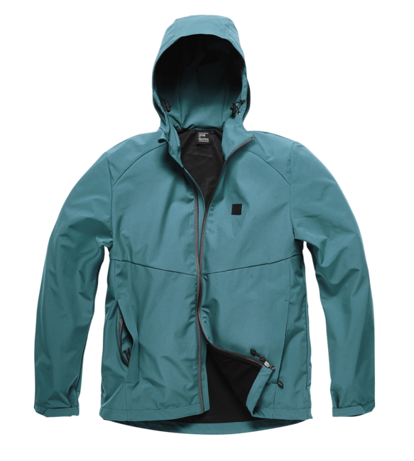 Vintage Industries Ather яке софтшел, синя