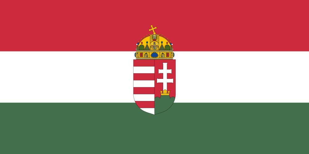 M-Tramp знаме унгарски герб голям 150cm x 90cm, червено-бяло-зелено