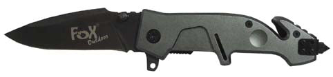 Fox Outdoor GTC джобен нож 24cm, сив