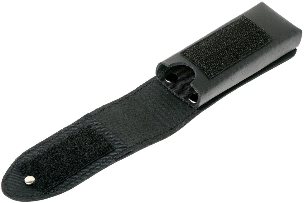 Victorinox дълго кожено калъф до 111mm, черно