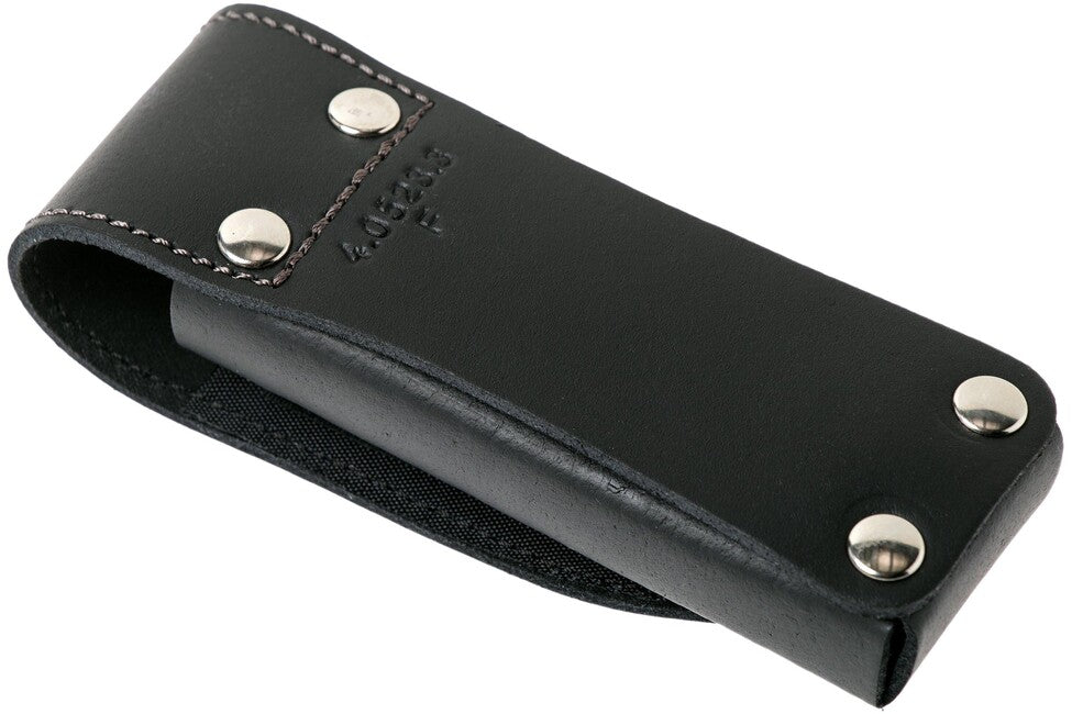 Victorinox дълго кожено калъф до 111mm, черно
