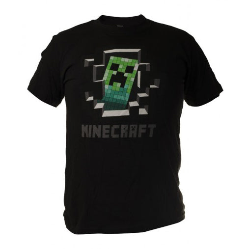 O&T Funny тениска смешна за minecraft играчи, черна