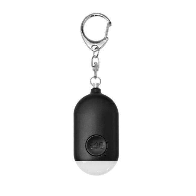 W&G SHIELD SOS водоустойчив личен аларм със LED светлина и бутон за активиране, черен