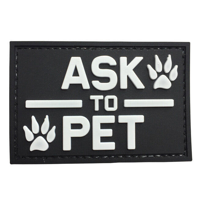 WARAGOD Ask до pet PVC нашивка, черна