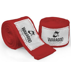 WARAGOD boxerské bandáže 2,5m, červené