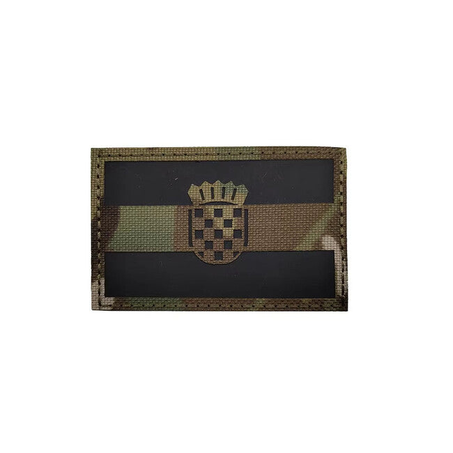 WARAGOD CP Camo нашивка със знаме на държавата, Хърватска