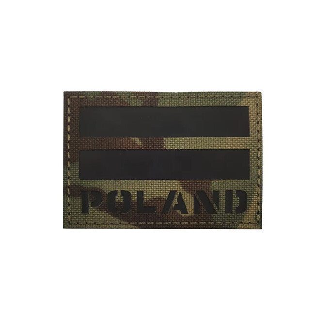 WARAGOD CP Camo нашивка със знаме на държава, Полша