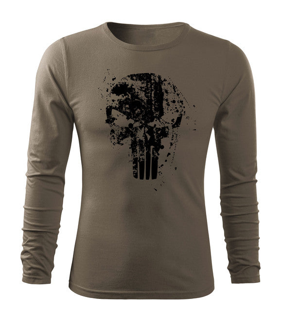 DRAGOWA Fit-T Frank The Punisher тениска с дълъг ръкав