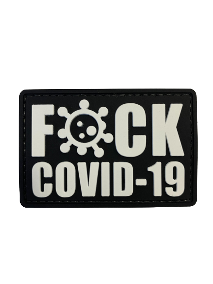 WARAGOD Fuck Covid 19 PVC нашивка