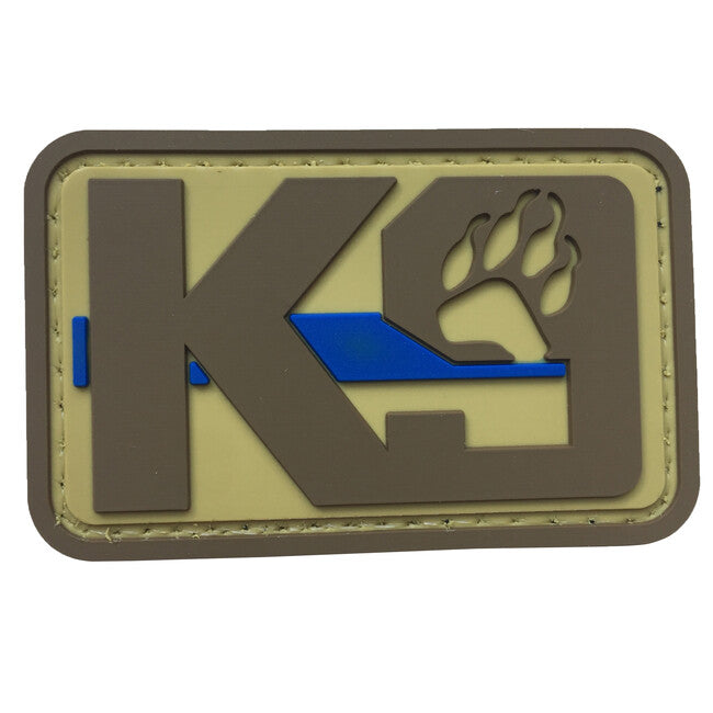 WARAGOD K9 Paw PVC нашивка, койот