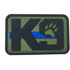 WARAGOD K9 Paw PVC našitek, zelena